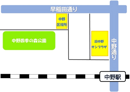 新庁舎周辺図