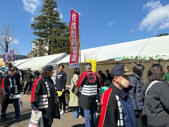 屋台エリアの様子