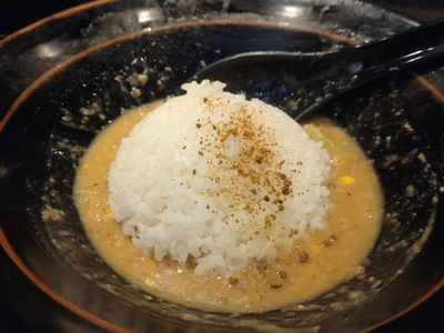 ライスを投入