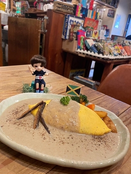 ごぼうポタージュオムライス